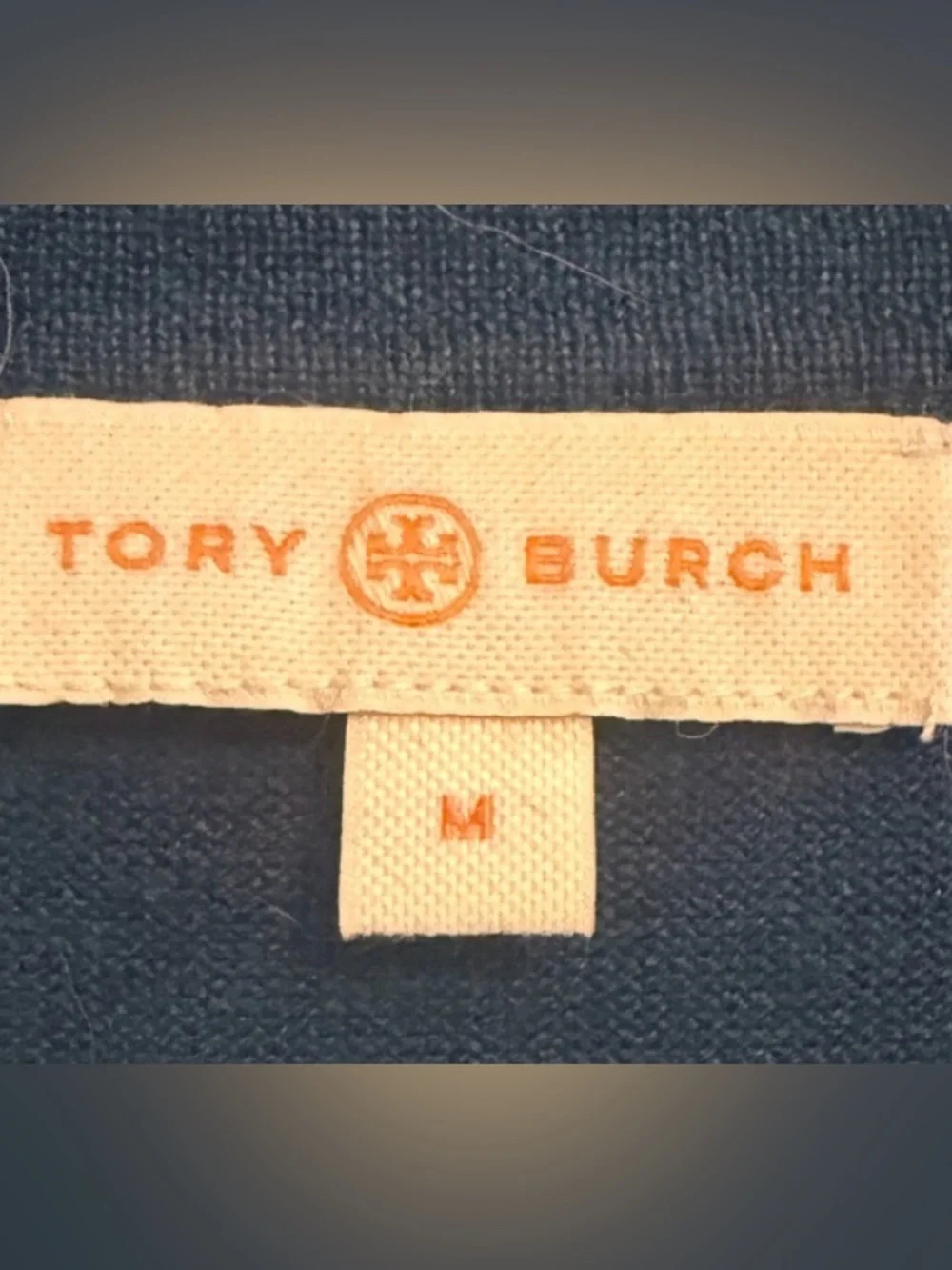 Tory Burch Teal Blue Button-Front V-Neck Cardigan